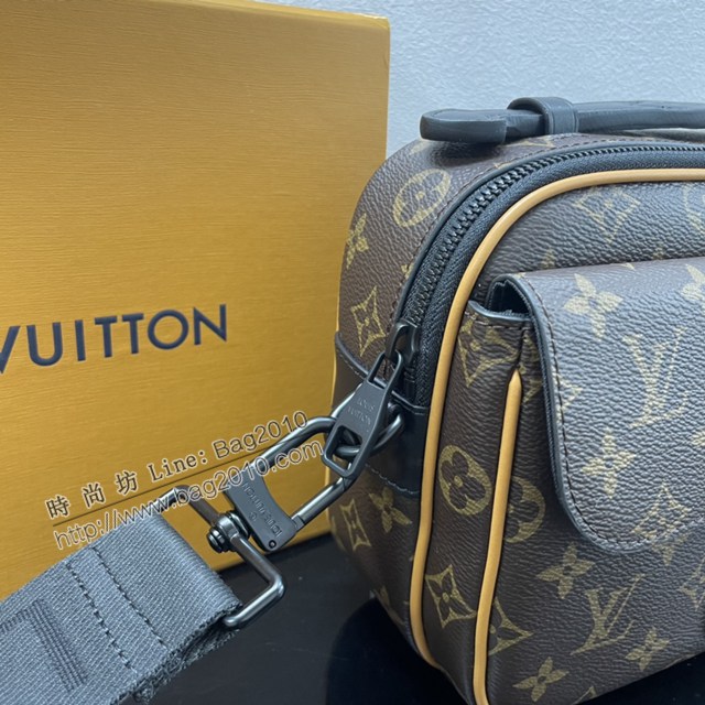 Lv路易威登2023專櫃新款S Lock郵差包 LV老花男士單肩斜挎包 M45806 M46688 ydh5115
